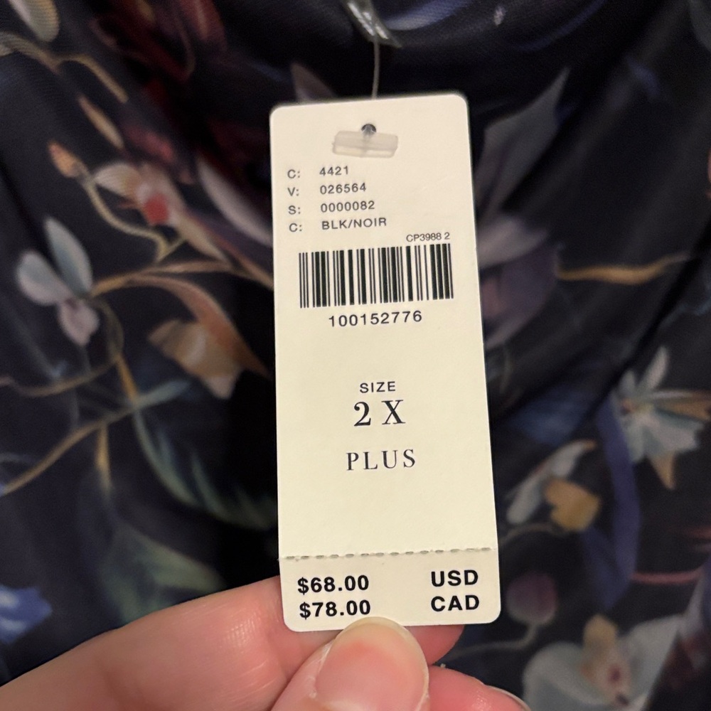 NWT Anthropologie Floral Sleeveless Top - Multicolor - Picture 2 of 5